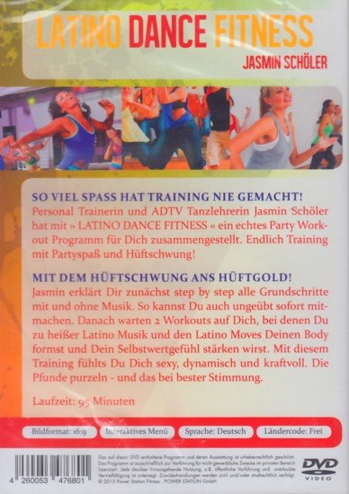 Latino Dance Fitness LEHR Programm gem 14 JuSchG. Jasmin